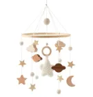 Підвісний дерев'яний мобіль Starry bed Bell на дитяче ліжечко "G" (79273801)