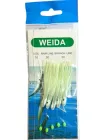 Самодур WEIDA у формі кальмара - октопус 5 гачків світлонакопичувальний №16