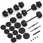 Гантелі з функцією штанги 2в1 Fit-On 43 кг (2020-0009)