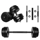 Комплект гантелей + з’єднювач NEO-SPORT – 52 кг (2 шт по 26 кг) розбірних із змінними дисками