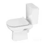 Унітаз-компакт Cersanit City 604 CleanOn 011 3/5 л з дюропластовим сидінням Slim SoftClose+QuickRelease