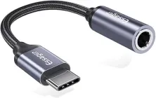Адаптер Essager USB Type C 3,5 Jack/USB C 3,5 мм AUX для навушників (EZJE01-0G)