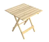 Стіл садовий розкладний квадратний Mini 2 65х65х65 вільха