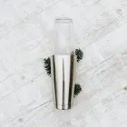 Барний Шейкер для коктейлів Olin & Olin Бостон зі скляним стаканом 0.75 + 0.48 л Сріблястий + Мішечок у подарунок