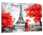 Картина на полотні у вітальню/спальню Закохана пара MLP_10 ( 30х60 см)