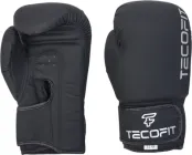Рукавички боксерські TECOFIT 10 унцій Black (TOP21016801)