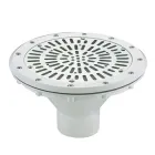 Донна форсунка Astral Pool підключення 90 мм регульована пластик решітка з нерж.сталі плівка