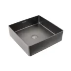 Умивальник Platinum Handmade PVD чорний 400x400 мм