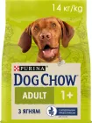 Сухий корм для дорослих собак Dog Chow Adult з ягням 14 кг (7613034487636)
