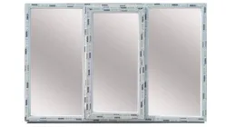 Вікно Rehau Euro-design 70 2400х1300 мм потрійне стулка двокамерний склопакет (11225)