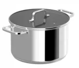 Каструля зі скляною кришкою BergHOFF Helix 24 см 6.6 л (1315080)