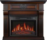 Камінокомплект ArtiFlame Beethoven коричневий антик із обігрівом та звуком горіння вогню Махагон