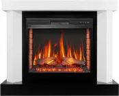 Камінокомплект ArtiFlame Yukon з 3D ефектом полум'я, обігрівом та звуком горіння вогню Білий