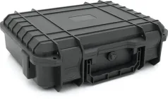 Пластикова переносна скринька для інструментів (корпус) Voltronic розмір зовнішній - 342x275x101 мм, внутрішній - 315х235х92 мм (YT34096)