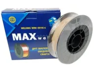 Дріт зварювальний оміднений МАХweld СВ08Г2С (ER70S-6) 0,8 мм 4кг