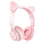 Навушники Hoco W36 Cat ear Pink