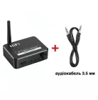 Конвертер / адаптер / декодер звуку BLS-B35 SPDIF з Bluetooth, приймач перетворювач аудіосигналів + аудіокабель 3.5 мм AUX, чорний (80966590)