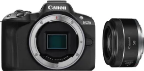 Комплект Фотоапарат Canon EOS R50 Body Black (5811C029AA) + Canon RF 50mm f/1.8 STM (4515C005)