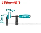 Струбцина столярна Total F-подібна 50 x 150 мм (THT1320501)
