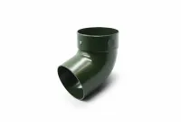 Колiно труби водостiчної 100мм 67° Rainway 130 зелене