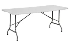 Стіл розкладний Bonro BS 180 см туристичний для пікніка 180 х 70 х 74 см Білий (21-76-46000016)