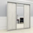 Шафа-купе Viant Light2 ДСП/Дзеркало 1700х450x2200 мм Дуб крафт білий