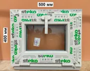 Вікно-Steko 500х400 мм Матове скло + аргон