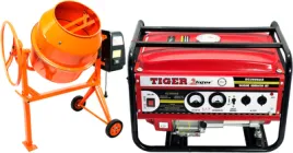 Набір Бетонозмішувач Orange БП 120 120 л + Генератор бензиновий TICER EC3500AS 2.5/2.8 кВт AVR