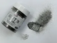 Харчовий Глітер (кандурин) Срібло 10 грам Dr Gusto Туреччина