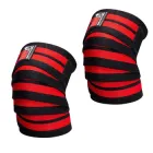 Колінні бинти Gorilla Wear Knee Wraps Black/Red (250 см, пара)