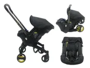 Коляска автокрісло 4в1 Black / Чорна