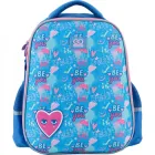 Рюкзак GoPack Education напівкаркасний Be You 38x28x13 см, 15 л, блакитний (GO24-165M-4)