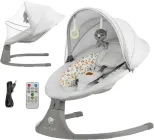 Крісло-гойдалка Kinderkraft Lumi 2 Light Grey (KBLUMI02LGR0000) (5902533925018)