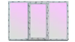 Вікно Rehau Euro-design 60 2050х1410 мм потрійне стулка двокамерний склопакет (10672)