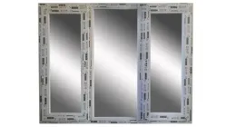 Вікно Rehau Euro-design 60 2050х1410 мм потрійне 2 стулки однокамерний склопакет (10708)