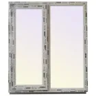 Вікно Rehau Euro-design 60 2050х1410 мм подвійне стулка двокамерний склопакет (10678)