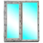 Вікно Rehau Euro-design 70 2400х1300 мм подвійне стулка однокамерний склопакет (10718)