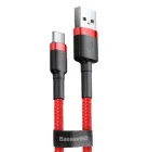 Кабель Baseus CATKLF-A09 Cafule USB to Type-C 3A, 0.5м red