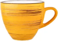 Чашка кавова Wilmax Spiral Yellow 110 мл (WL-669434 / A)