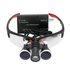 Бінокулярні збільшувальні окуляри лупа 3.5x 420мм KRN з підсвічуванням та АКБ 1800мАч