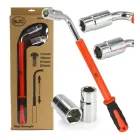 Телескопічний ключ тип-L BJC + 2 головки Mar Pol M57080