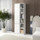 Шафа VAYS для книг, пенал з полицями R-27 Білий