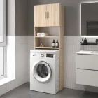 Тумба VAYS під пральну машину, шафа у ванну M-107 Дуб Сонома