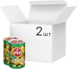 Упаковка оливок зелених без кісточки ITLV 314 мл х 2 шт (1410179002750)