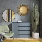 Комод Еверест КЛ-3 Лайт (телескопічні) 105х38х93 см Графіт (TQP-4898)