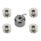 Шпульний ковпачок Peri + 4шпульки для швейних машин Подольск (6418)