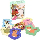 Настільна гра Strateg Веселі шнурочки тварини українською мовою (30522)(4823113821722)