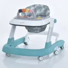 Дитячі ходунки 2в1 з функцією "Перші кроки" EL CAMINO MULTIWAY Mint музика, світло, м'ятні (ME 1163)