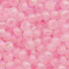 Бісер 57573 Чеський Preciosa 10/0, Прозорий райдужний TR, Рожевий, Круглий, 50 г