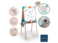Двосторонній дерев'яний мольберт Веселе навчання, Smoby, 410401